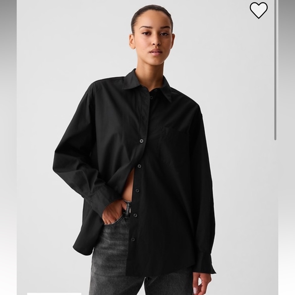 Gap Organic Cotton Poplin Big Shirt